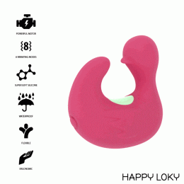 HAPPY LOKY - DUCKYMANIA RECHARGEABLE SILICONE STIMULATOR FINGER 2